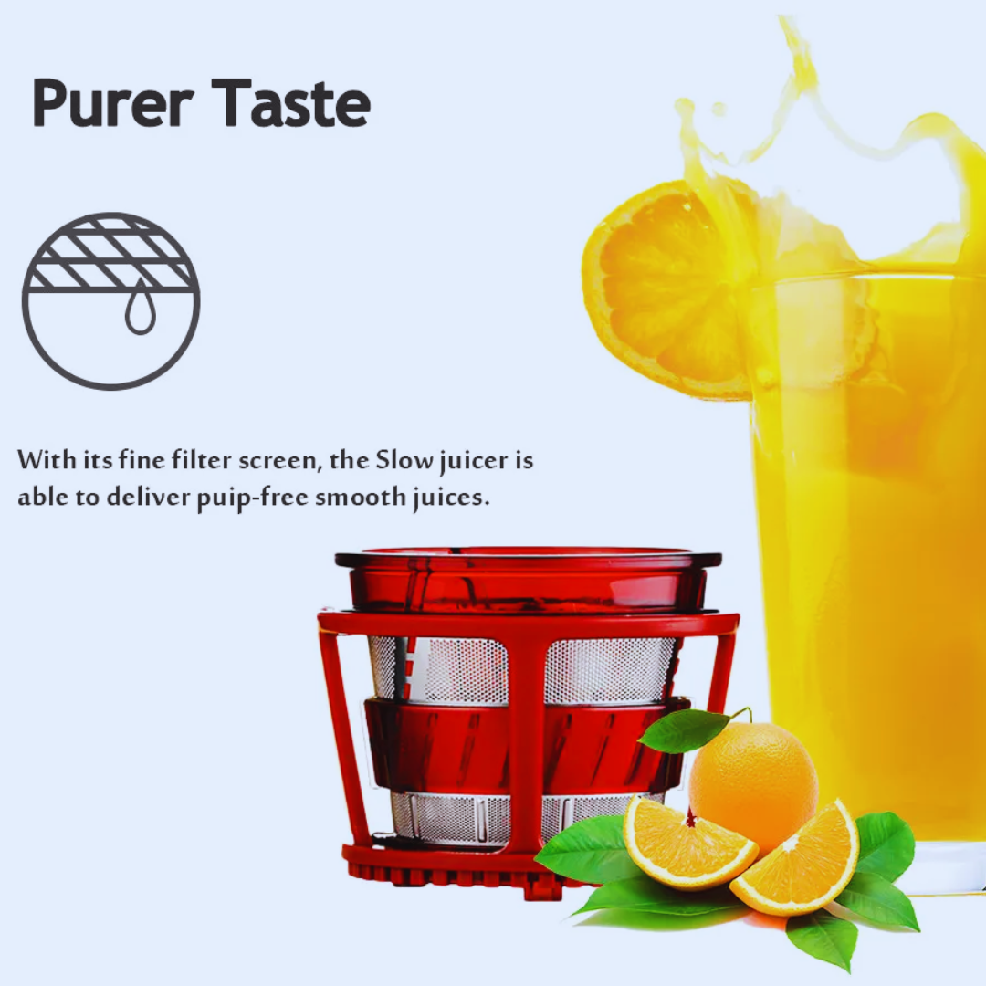 Kaldpresset Slow Juicer – Nyt glatt, pulp-fri fersk juice