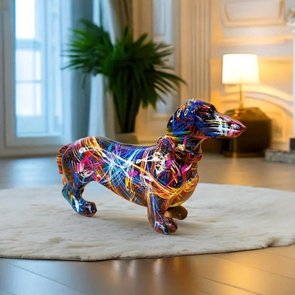 Artistic Dachshund Figurine