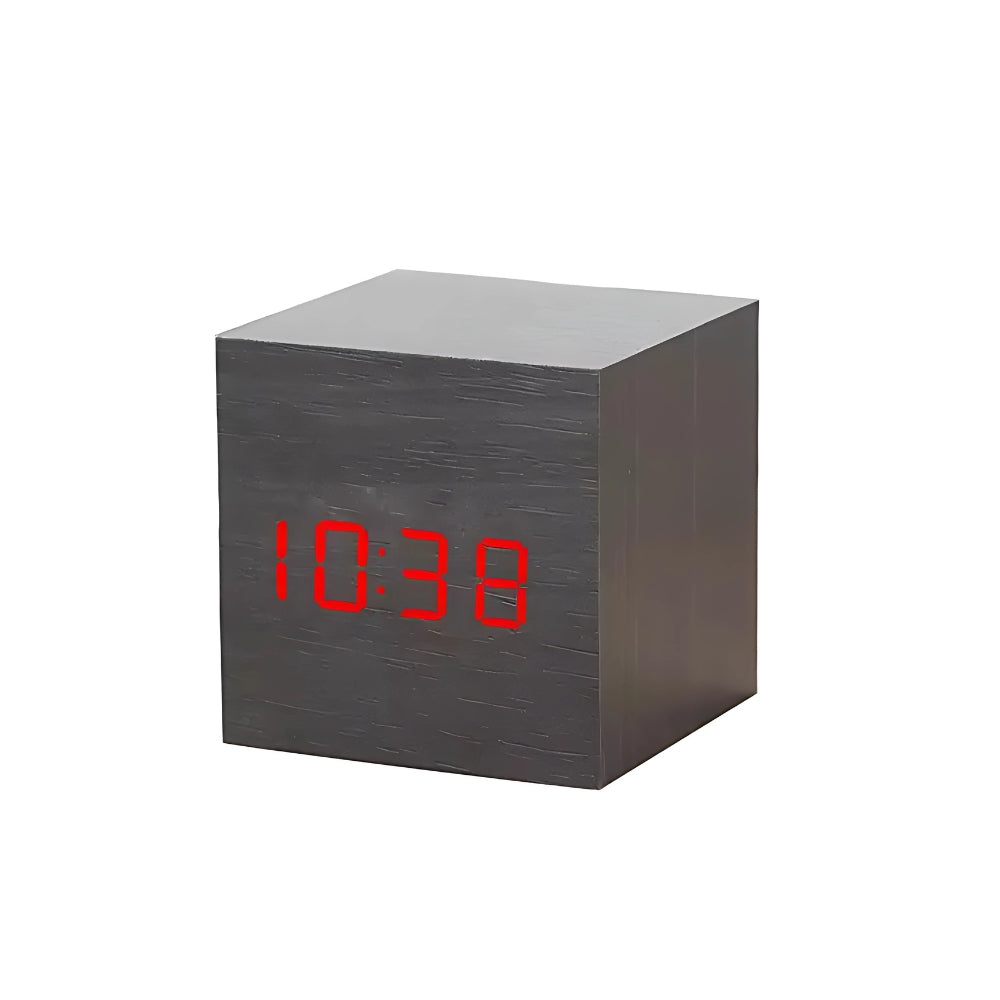 Modern Cube LED Väckarklocka