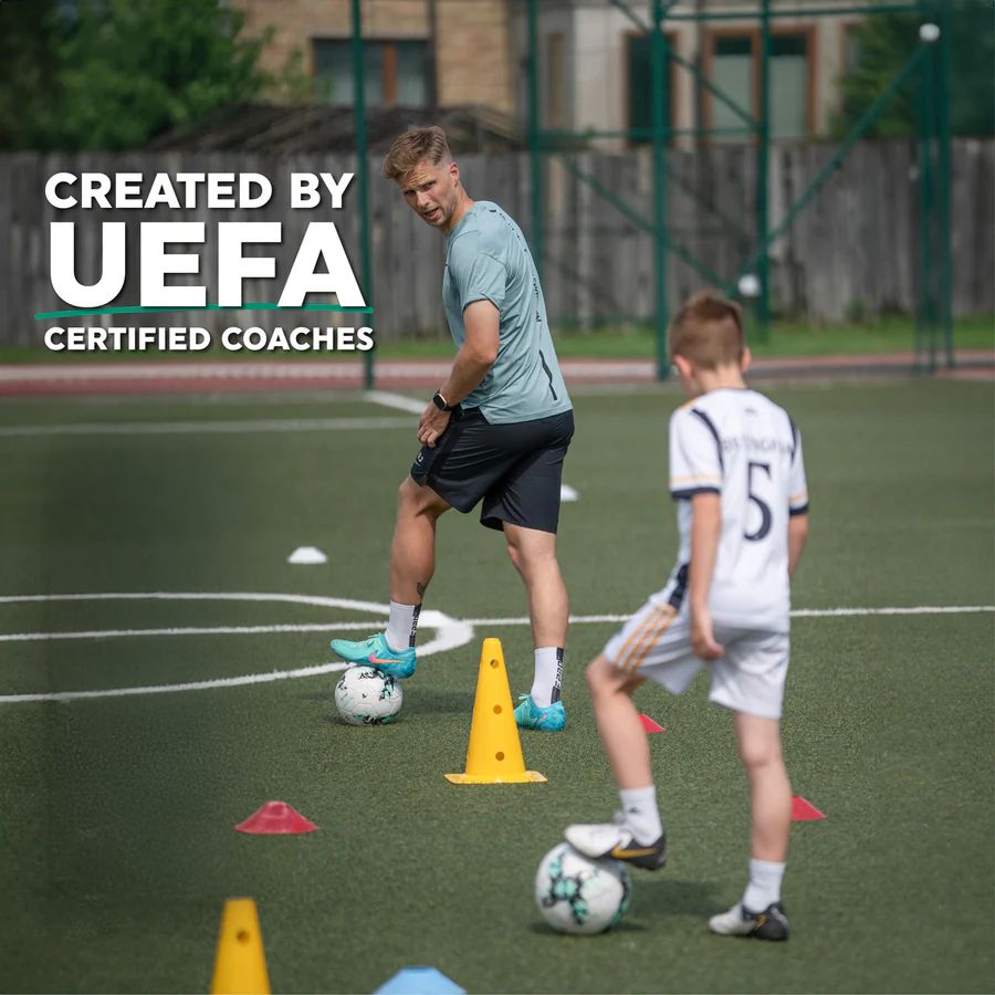 Tapis d'entraînement Football Pro et programme d'entraînement vidéo