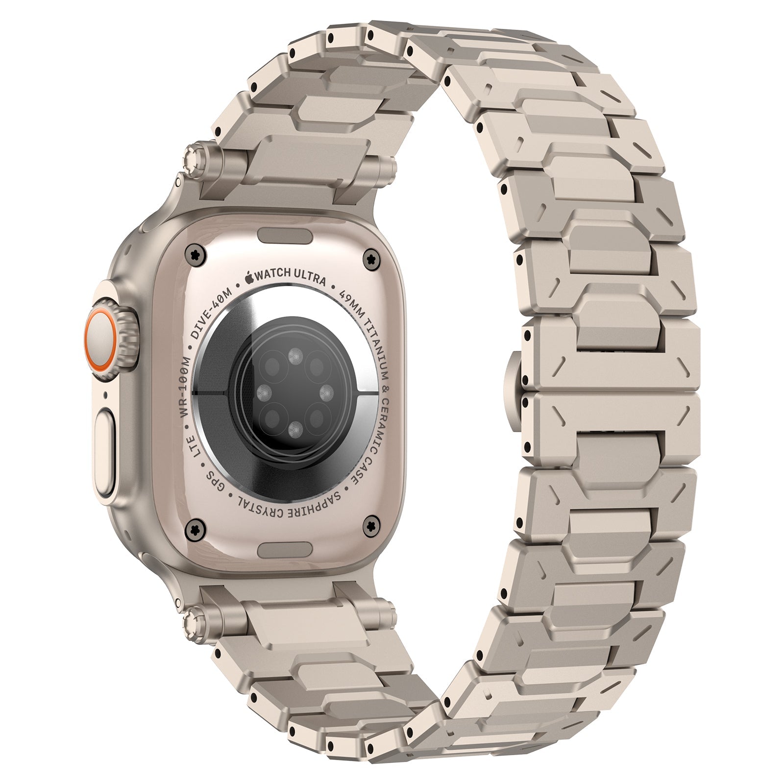 Bracelet en acier inoxydable Explorer pour Apple Watch