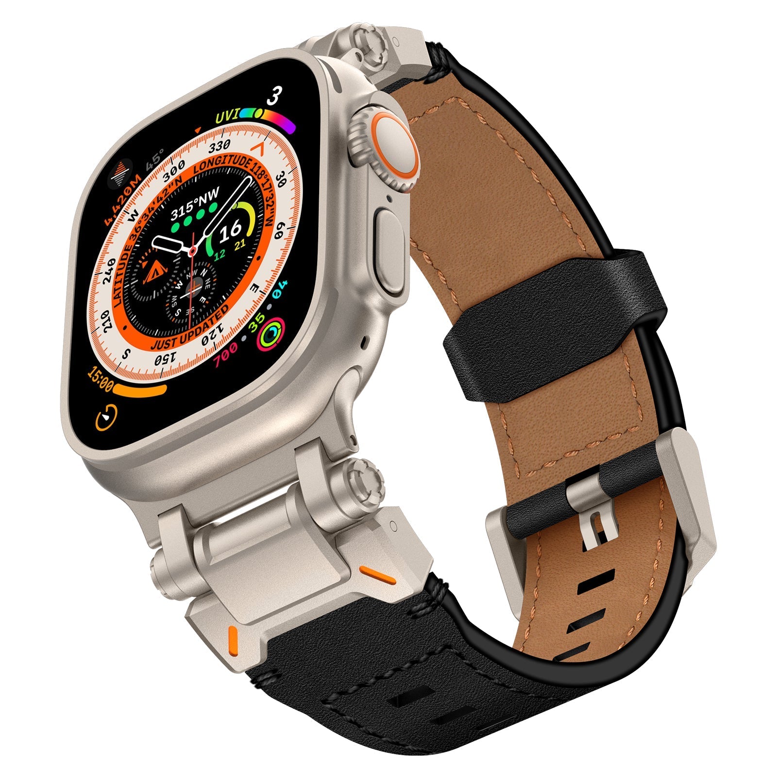 Banda de Cuero Crazy Horse Explorer para Apple Watch