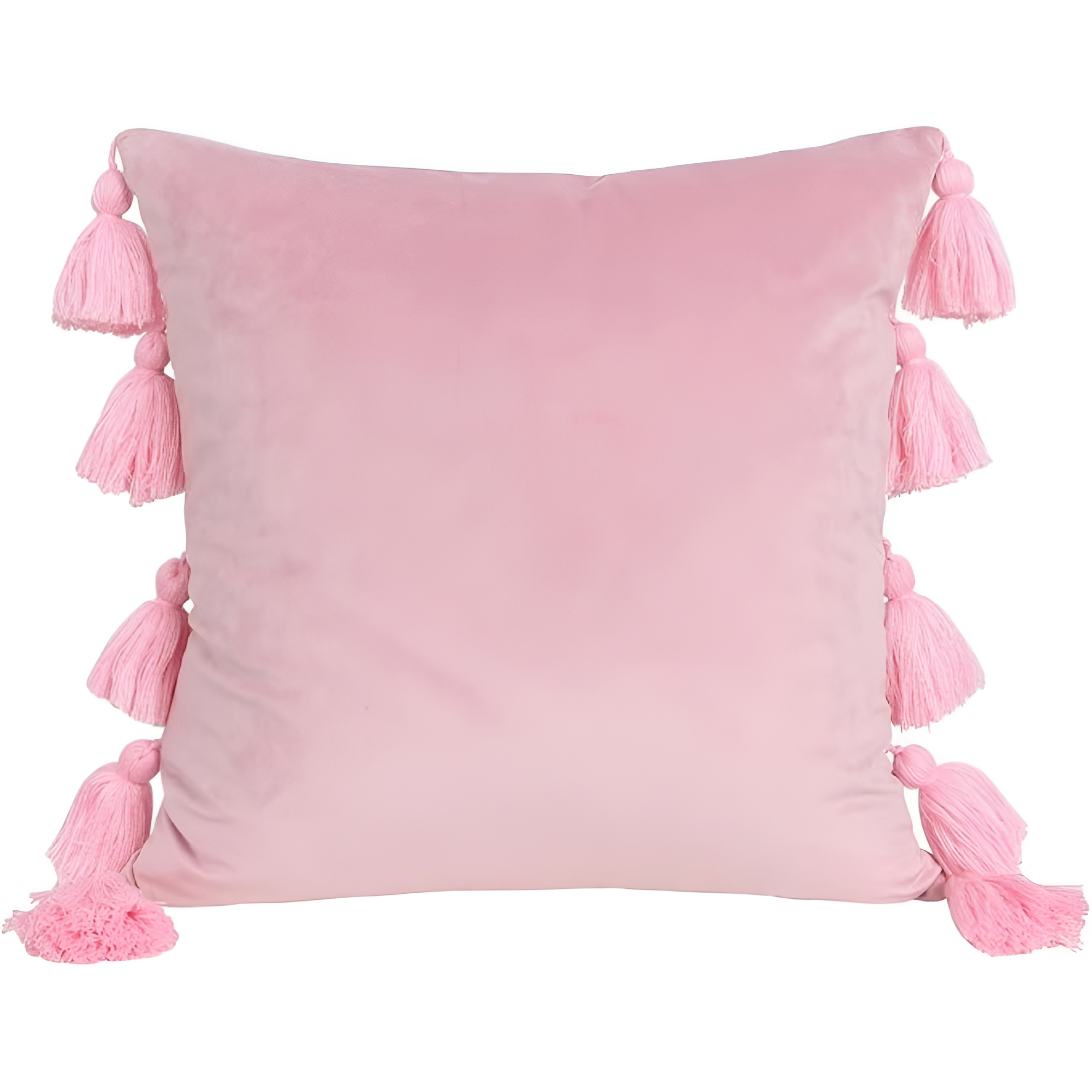 Housse de coussin Pompom Bohémien