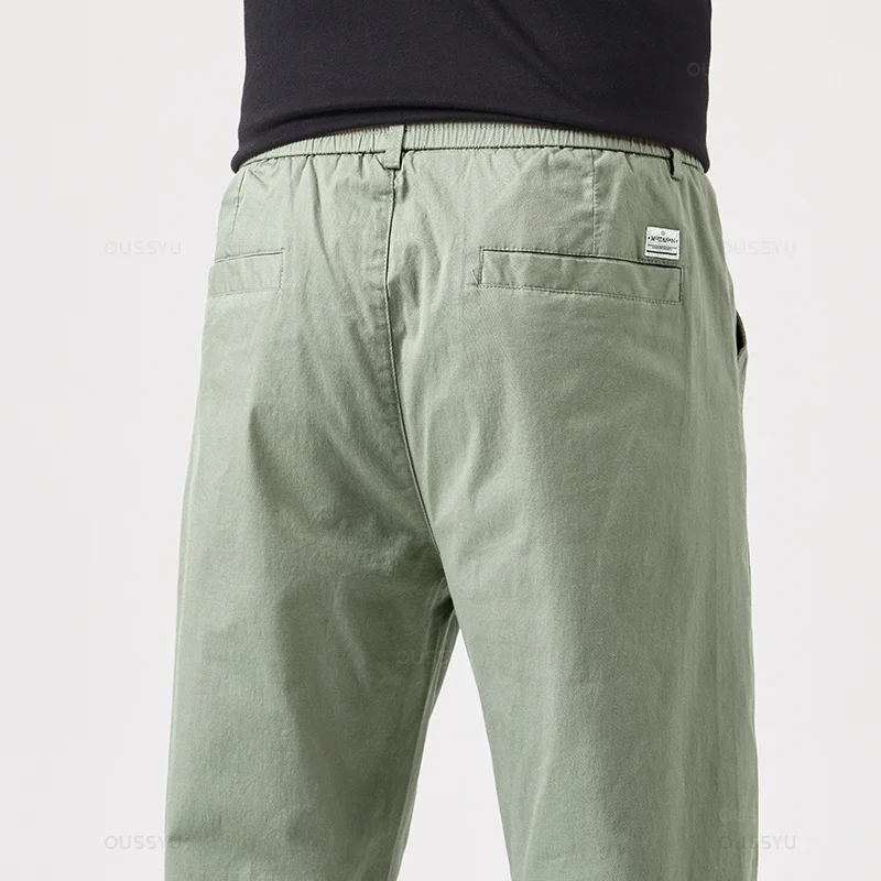 Khaki cotton trousers/pants - Tom