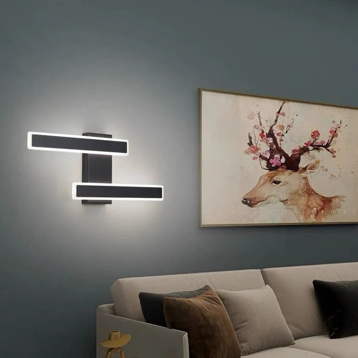 Moderne LED wandlamp - Strepen Lang Licht