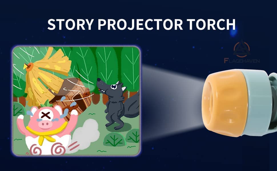 Story Torch™ - Kouzlo na dobrou noc - Projektor svítilny