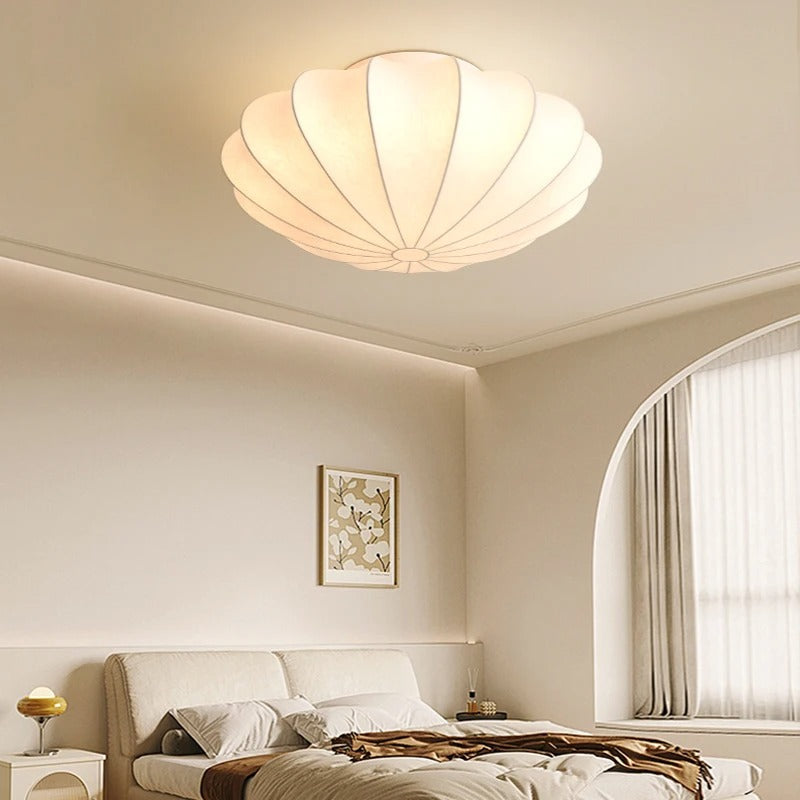 Zen Glow Silk Ceiling Light