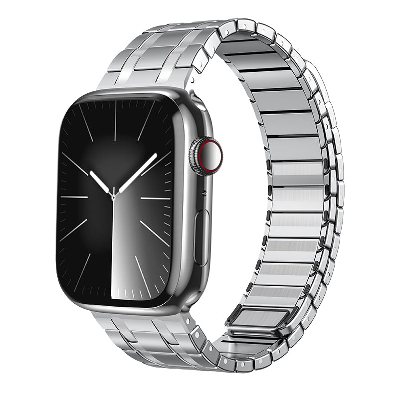 Cinturino magnetico in acciaio inossidabile satinato AP per Apple Watch