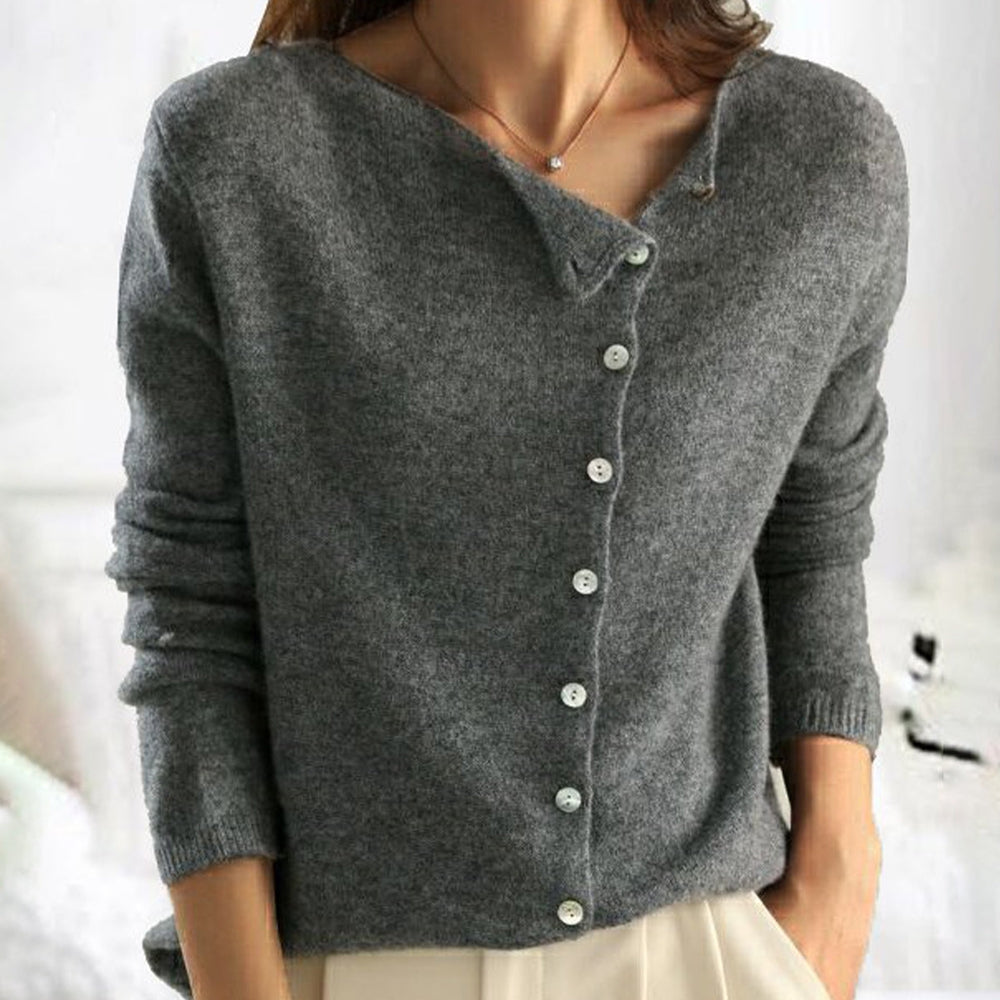 Sweater/cardigan com botões