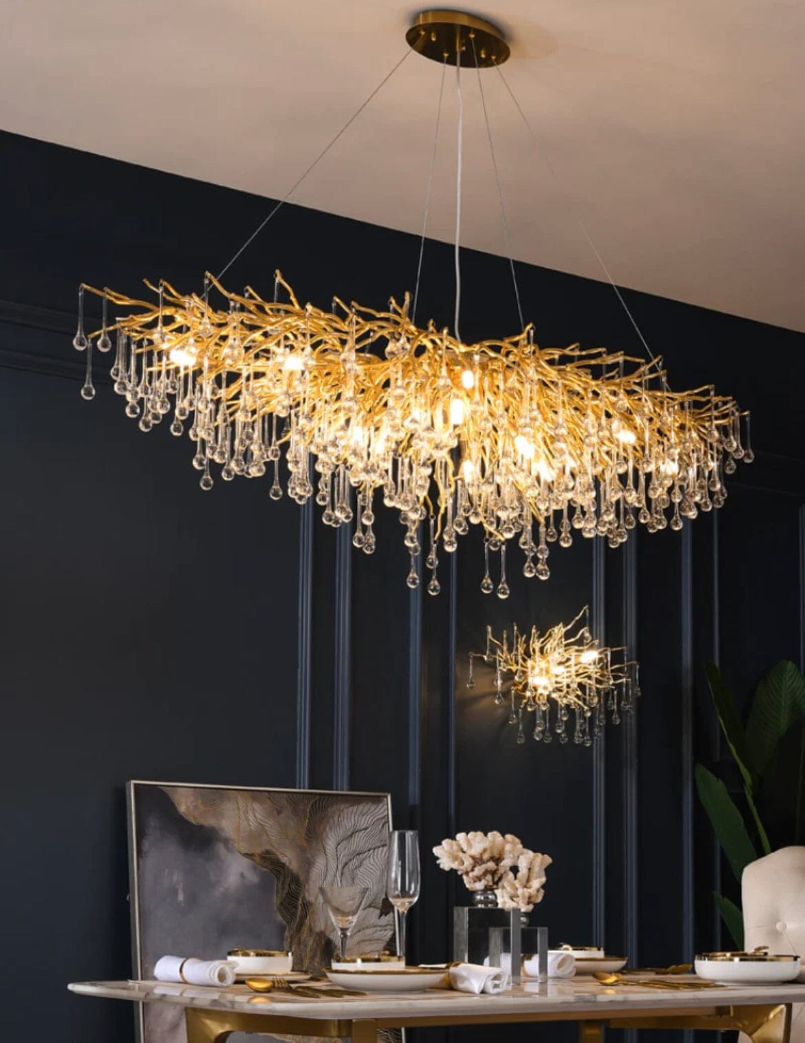 Water Drop Customisable Chandelier