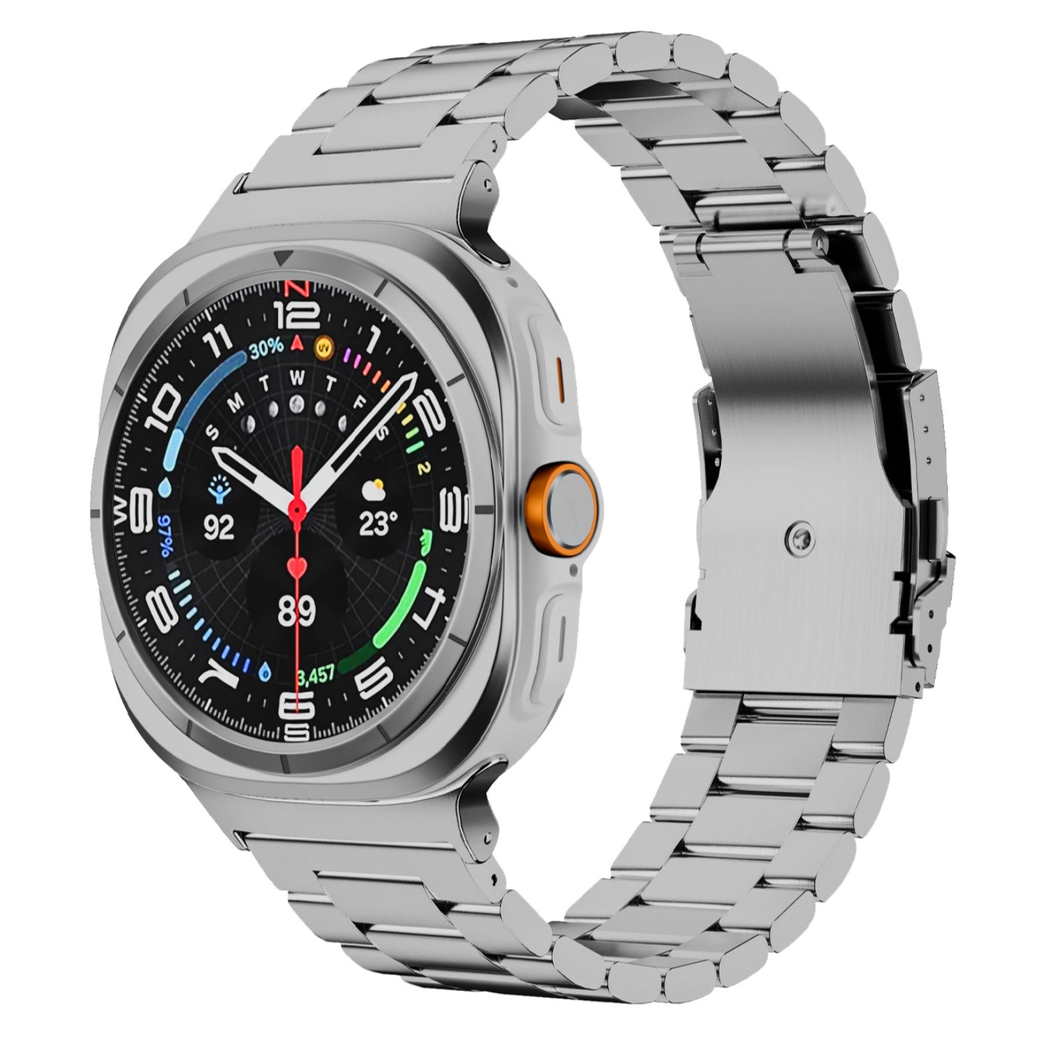 Business-Stil Titanband für Samsung Watch Ultra