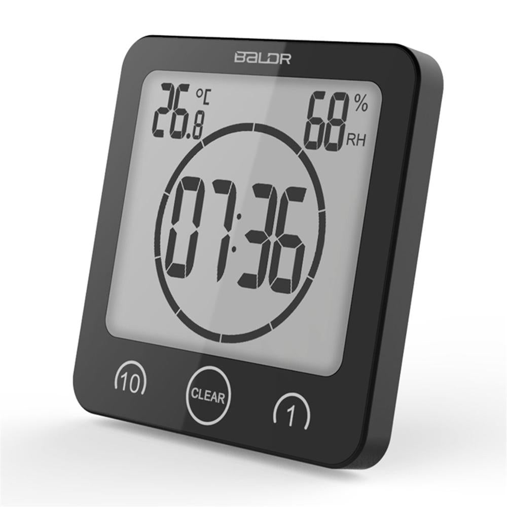 Waterproof Shower Clock - Always on time, even in the bathroom!