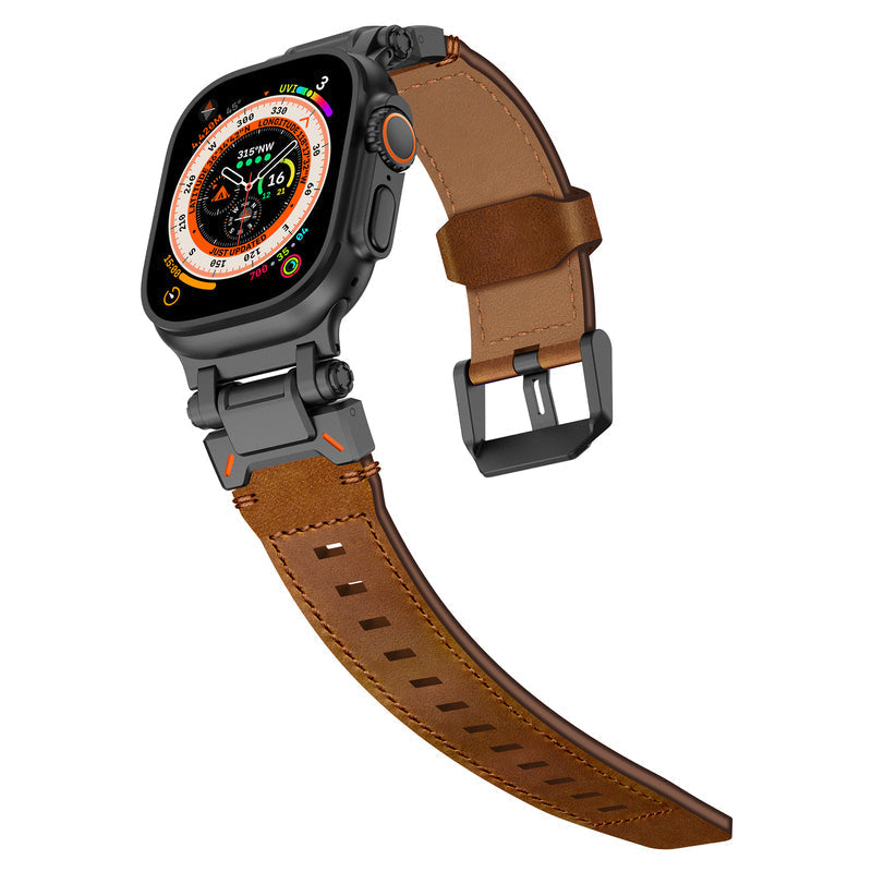 Banda de Cuero Crazy Horse Explorer para Apple Watch