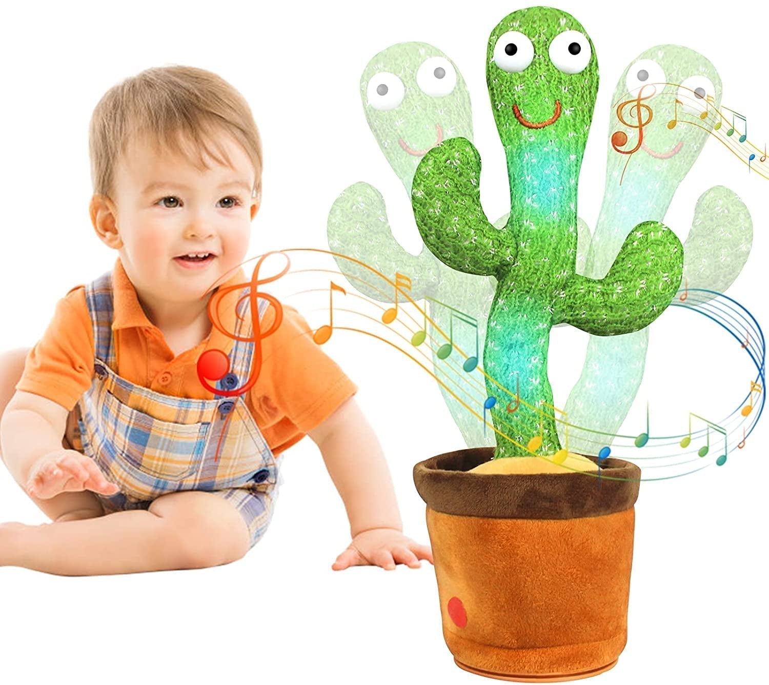 Happy Cactus™ - Toy that reacts to sound - Dancing cactus