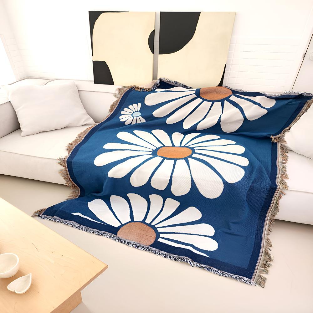 Koc Woven Cosy Daisy