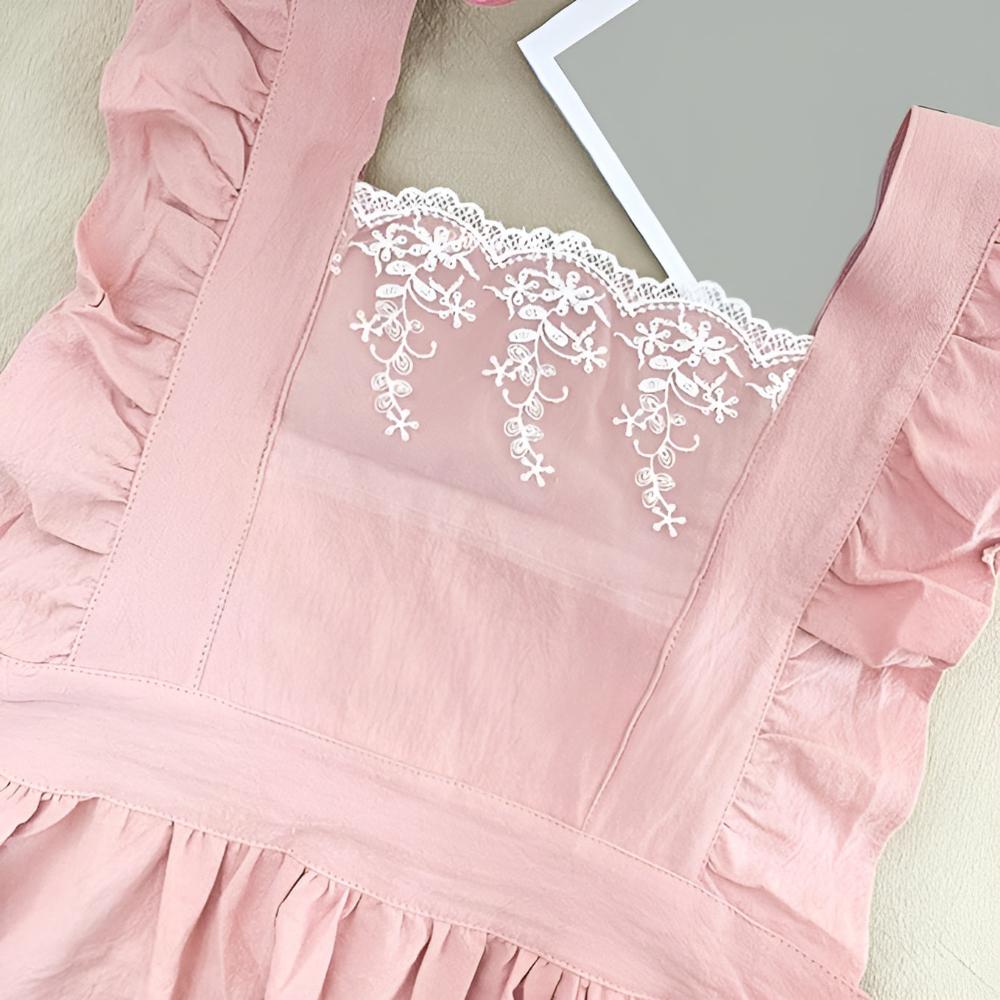 Blush Belle Ruffle Förkläde