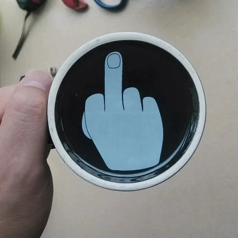 Einen schönen Tag noch, lustige Mittelfinger-Tasse