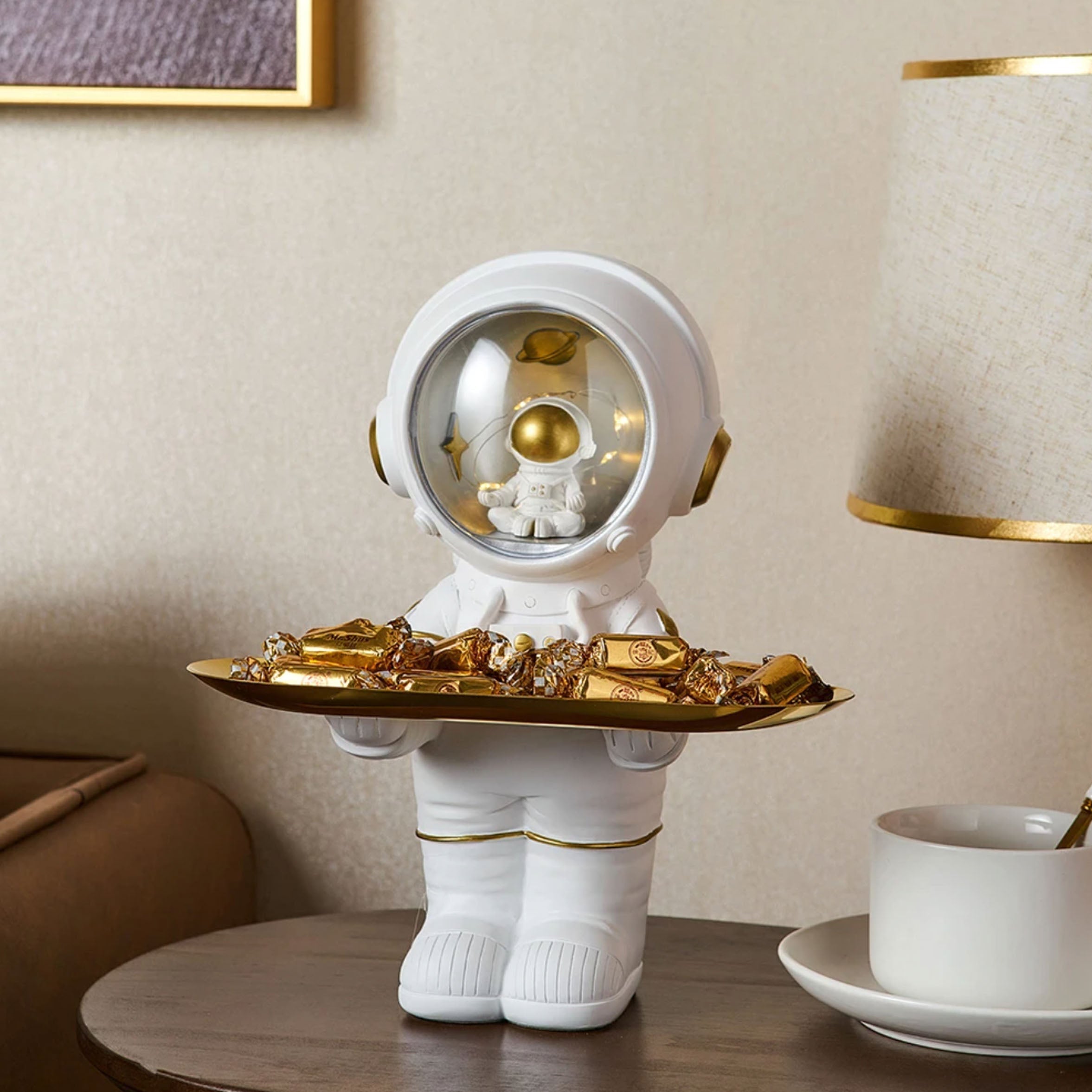 Astronaut Lamp - Spaceman Storage Tray - 2 Colours