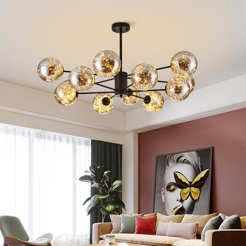 Magic Bean Glass Chandelier