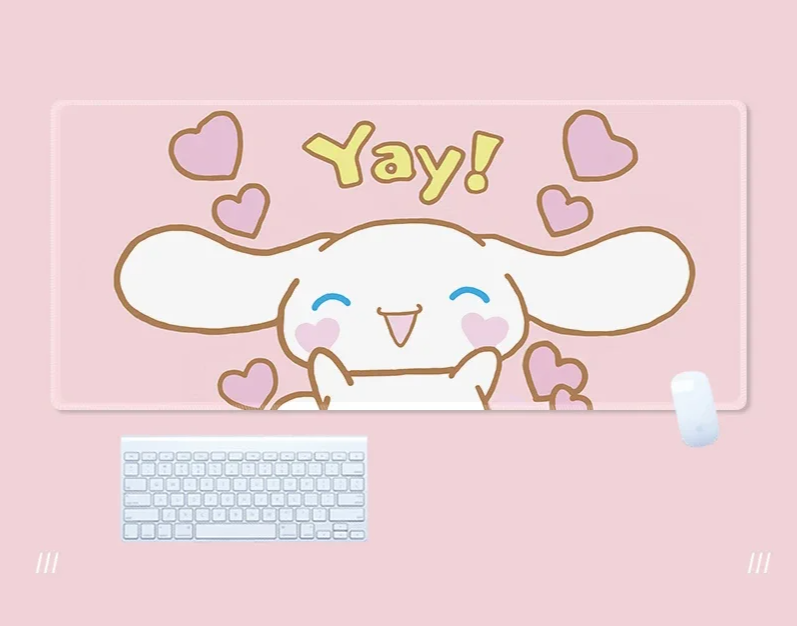 Cinnamoroll Kuromi podložka pod myš