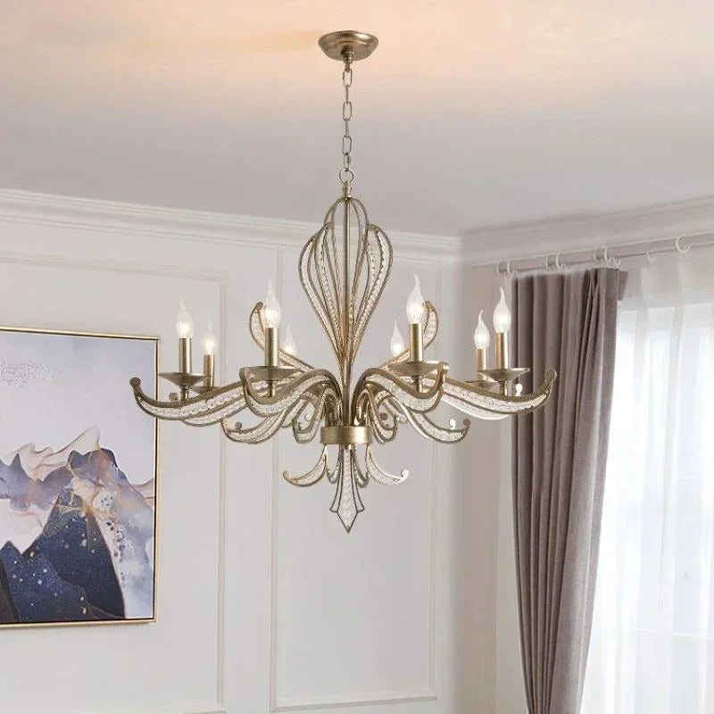 Chandelier en cristal Opulent Bloom