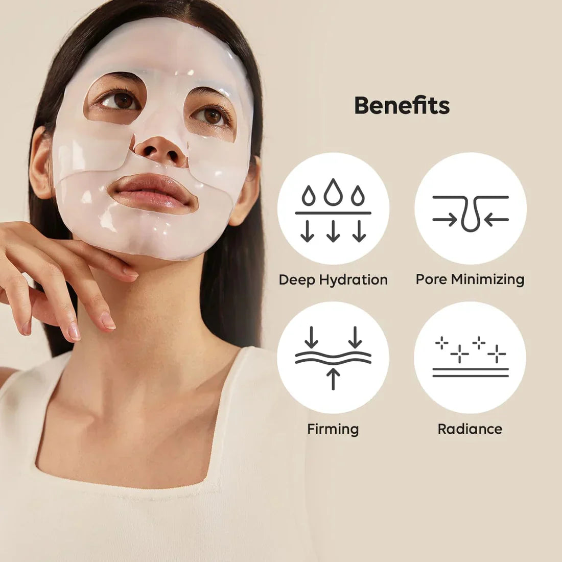 Mascarilla de biocolágeno coreano EELHOE™