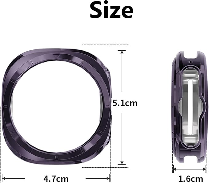 Cassa per orologio Hollow TPU elettroplaccata per Samsung Galaxy Watch 7 Ultra