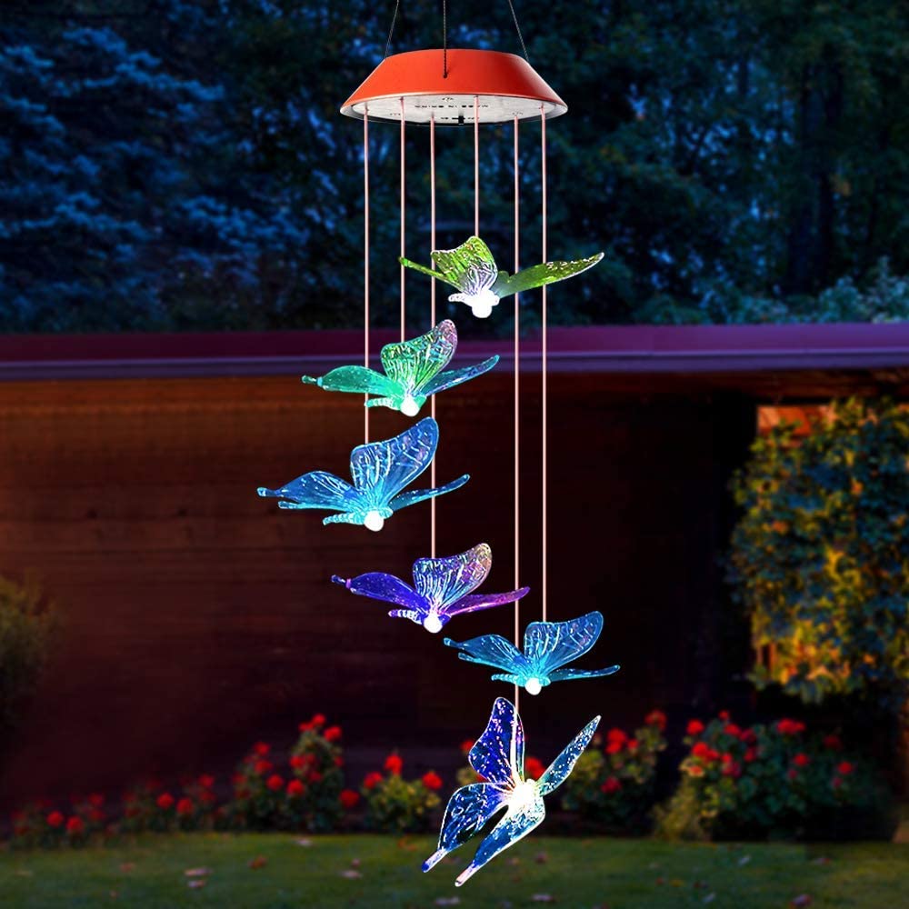 Flutterlights - Decorative solar lights with butterfly designs