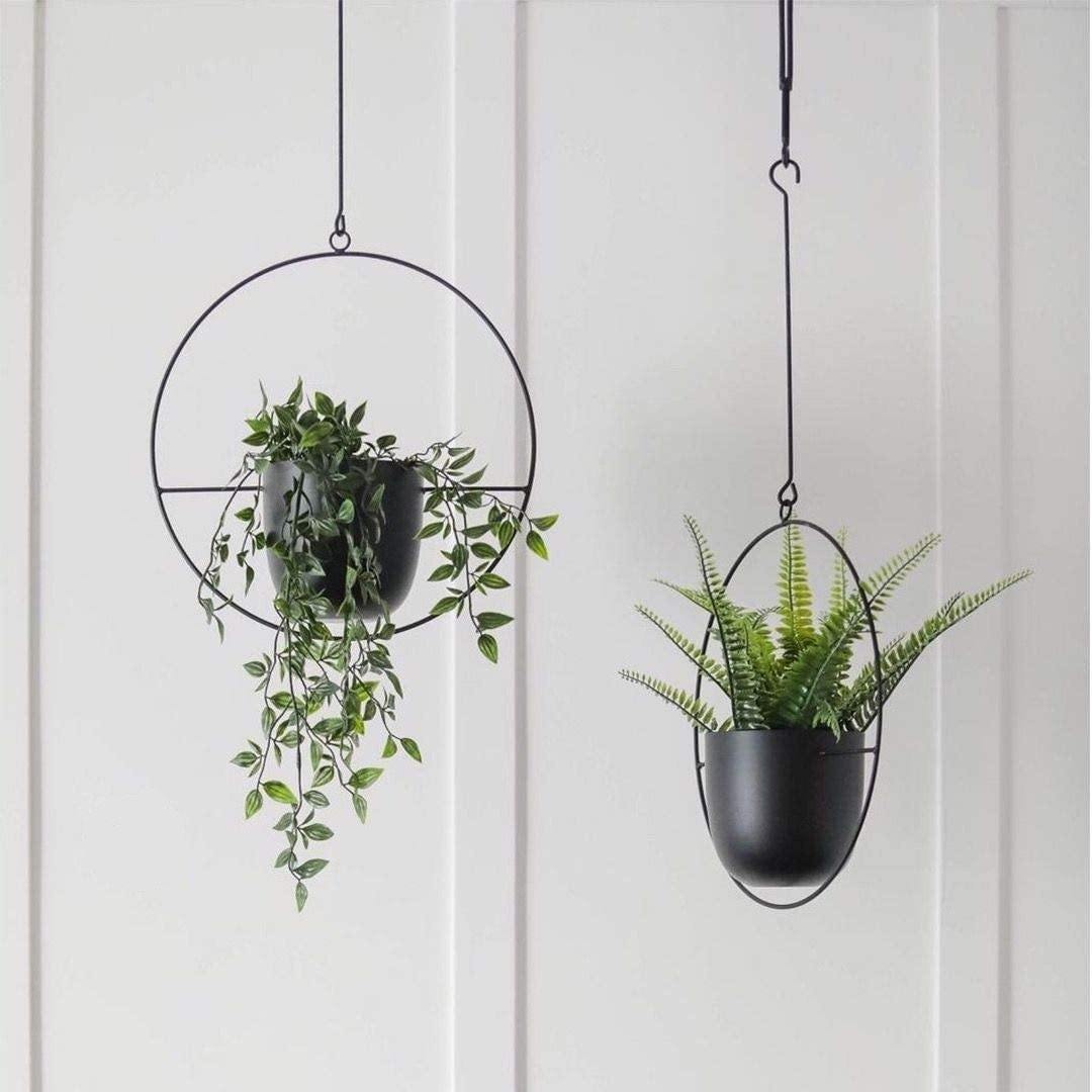 Hanging Planter Metalowy Halo