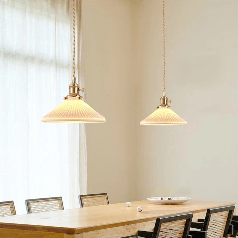 Florence white Ceramic Pendant Lights