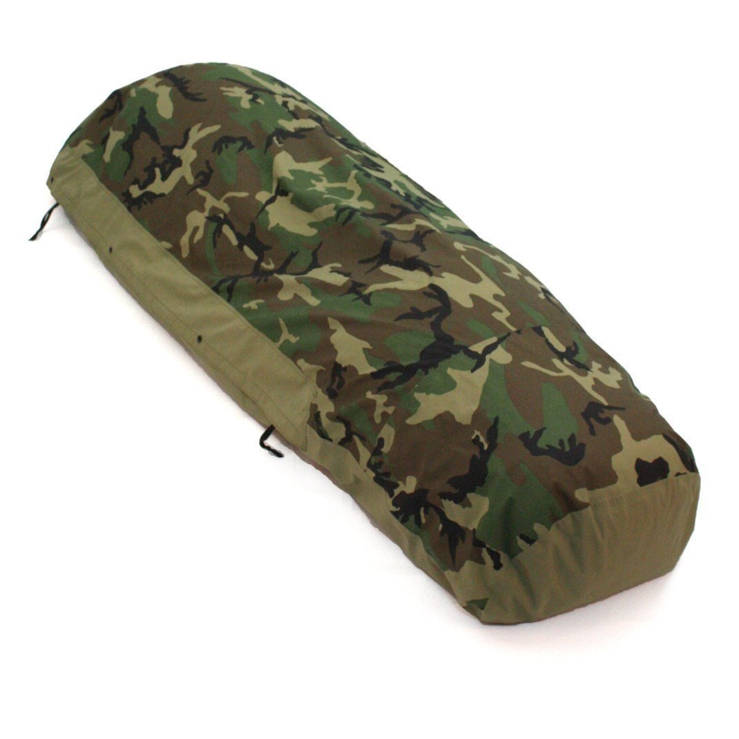 Capa de Bivy do Sistema de Sono Modular do Exército dos EUA, Camuflagem Woodland