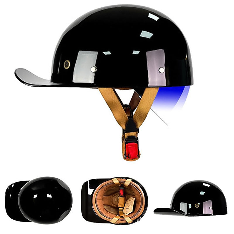 Casque de baseball pour moto - approuvé DOT