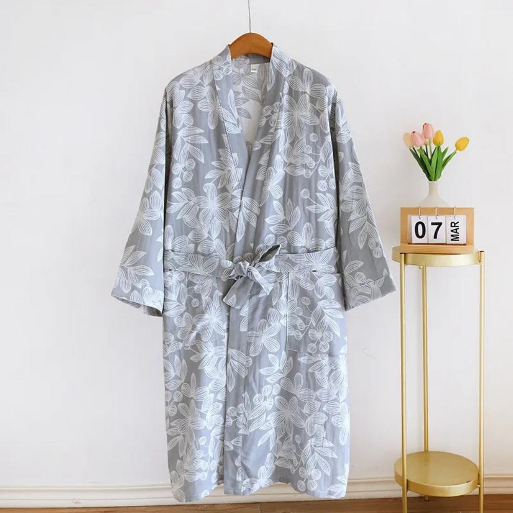 Blumige Brise Kimono-Robe