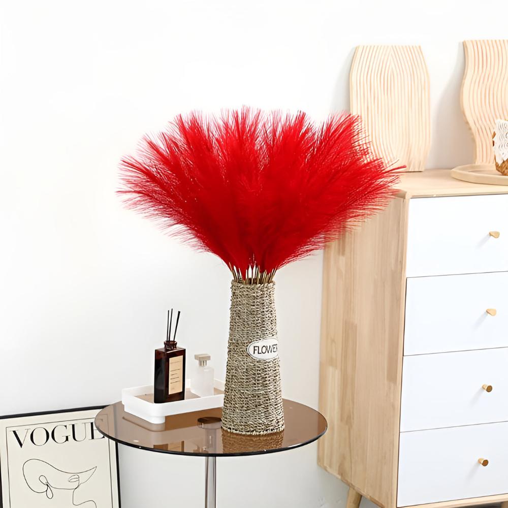 Stylish Faux Pampas Grass Stems | 3 Pcs