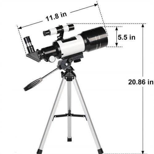 Explore the Stars with Ease - Professional Telescope with Tripod & 150x Zoom for Moon Watching