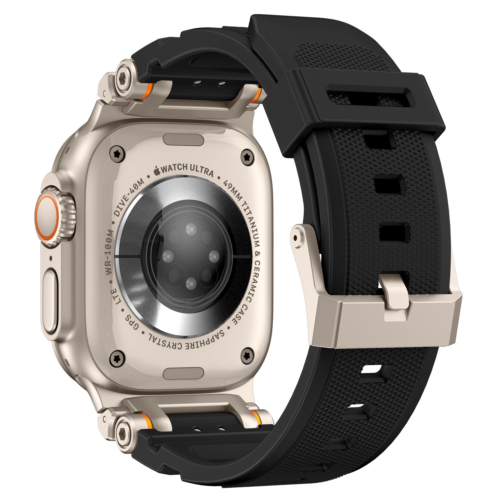 Explorer FKM 2.0 Rubber Band Voor Apple Watch