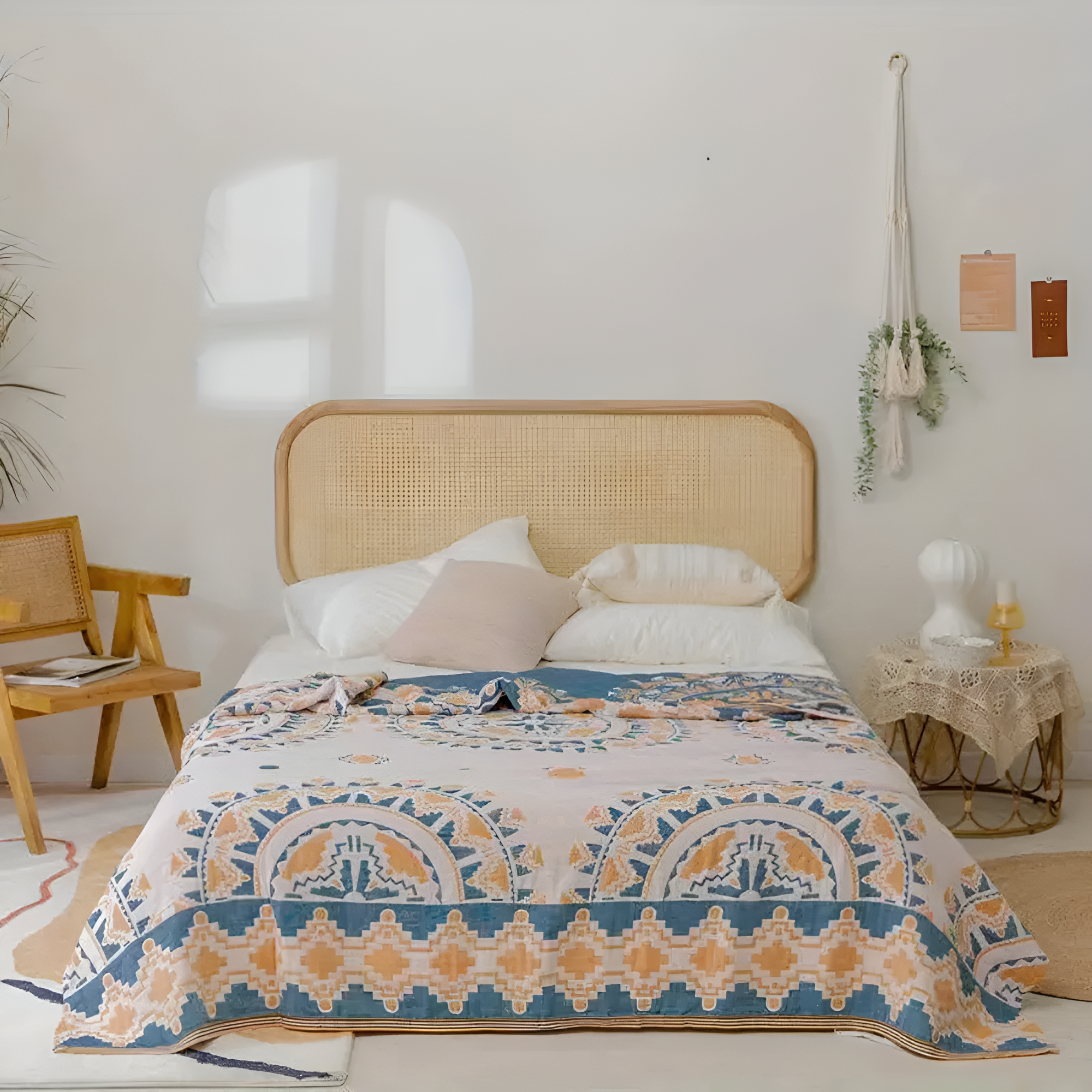 Serene Boho Stil Bomullsteppe