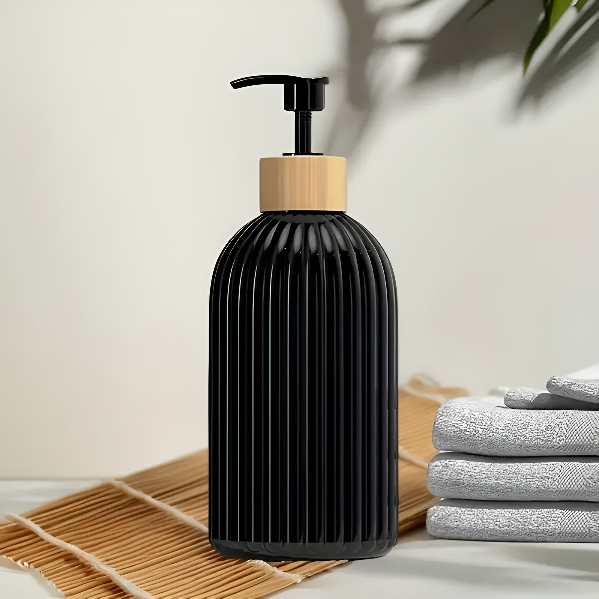 Minimalist Bamboo Pump Soap Dispenser