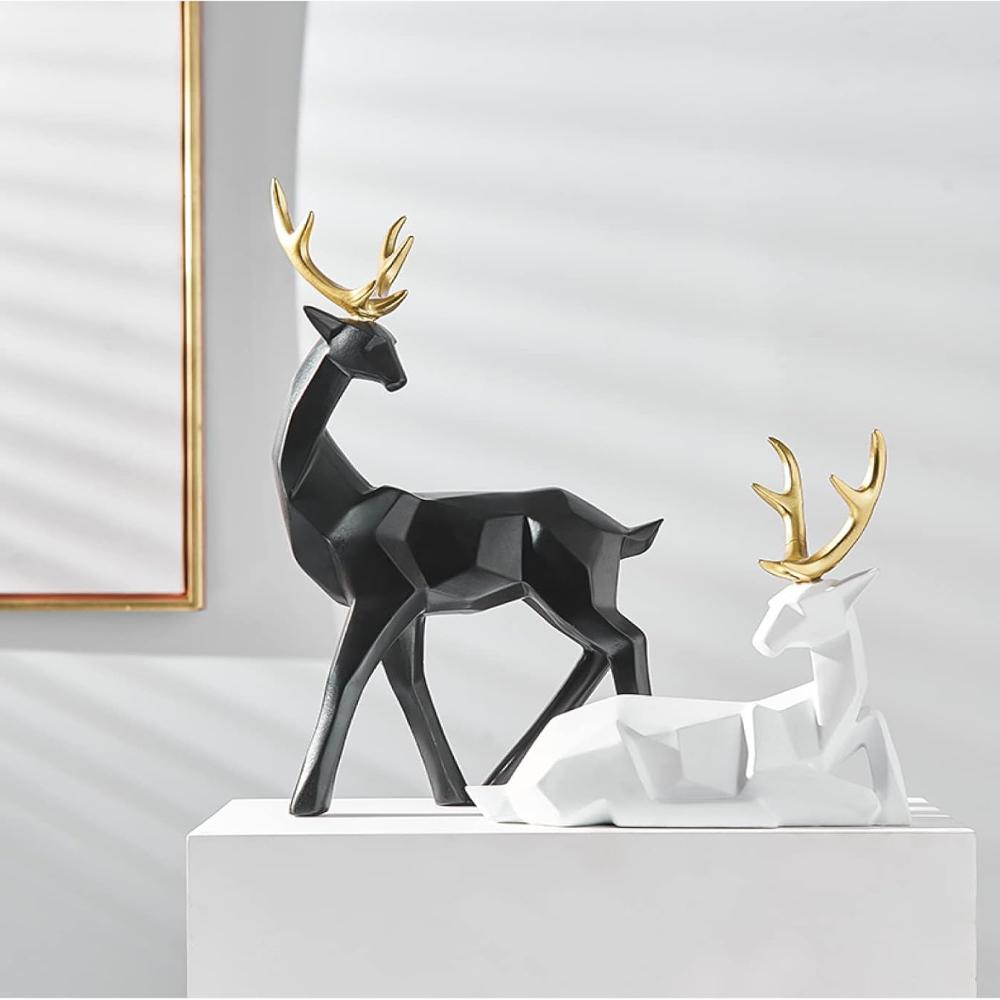 Figurine de cerf géométrique créatif