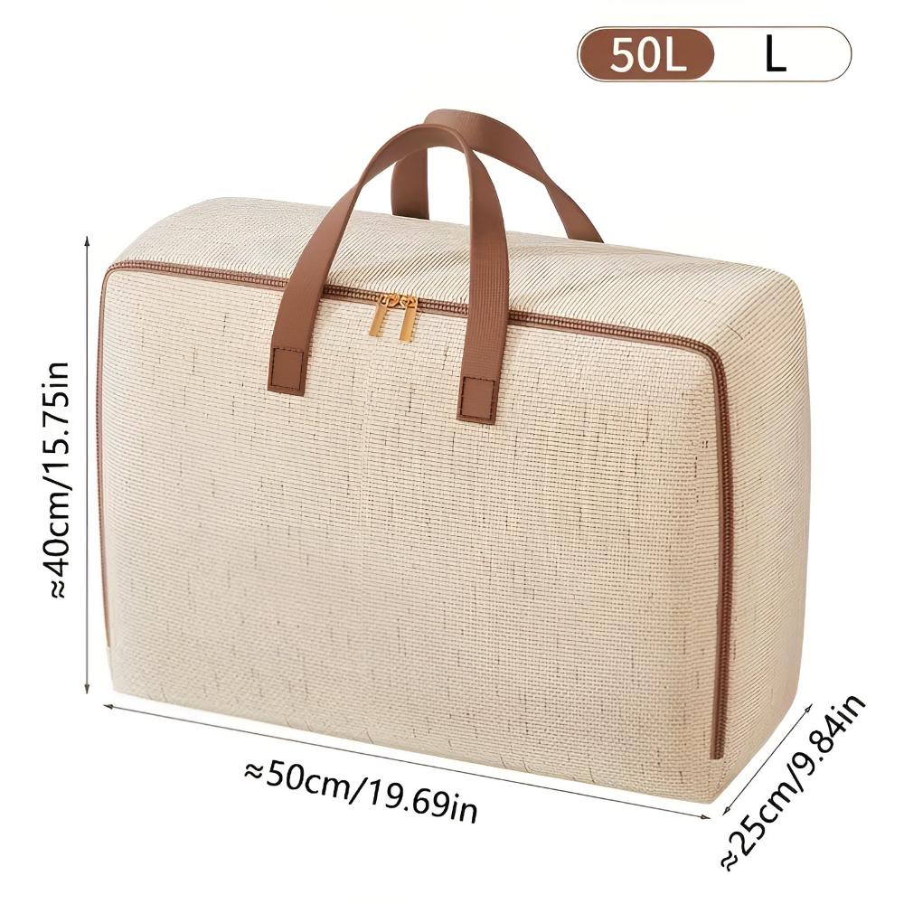 Sac de rangement en lin classique