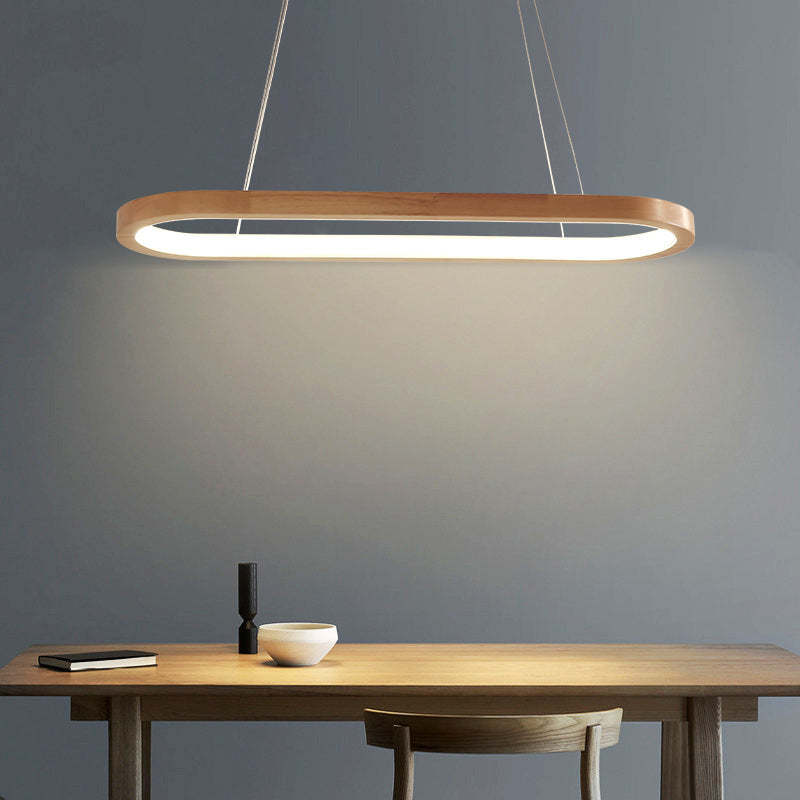 OzawaStyle - Modern hanging lamp made of metal and wood