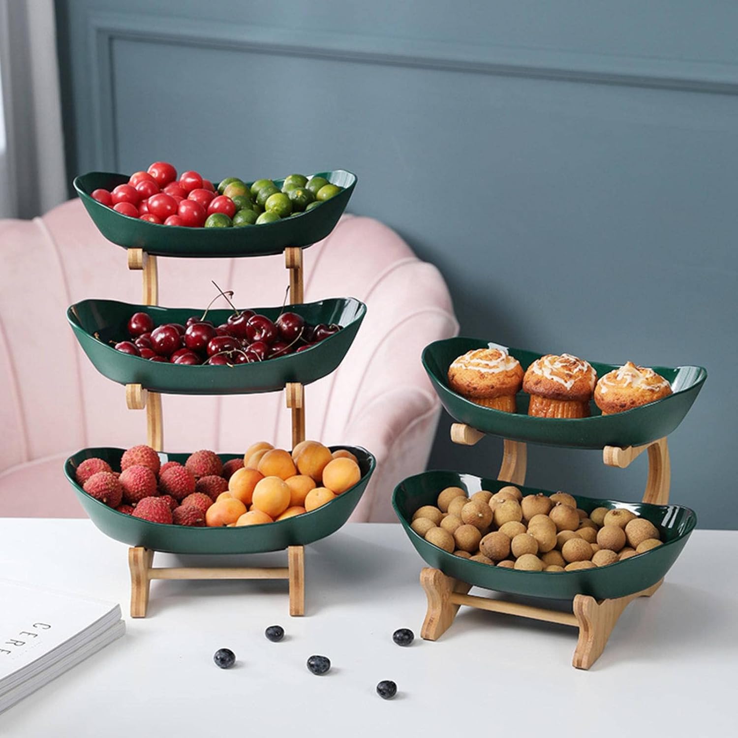 FruitTower - Elegant frugtstativ i metal