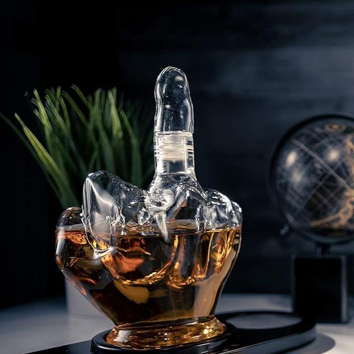 Vrimlo® Decanter With A Bad Attitude