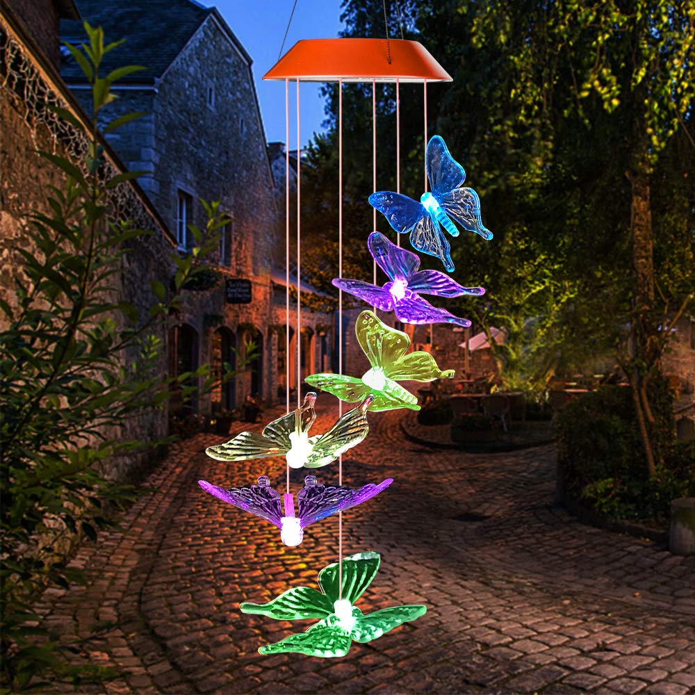 Flutterlights - Decoratieve lampen op zonne-energie met vlinderontwerpen