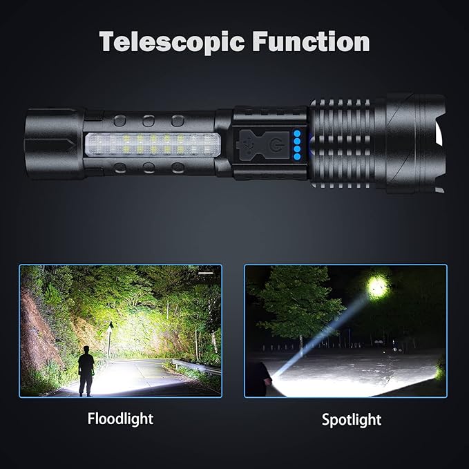 PowerFlash™ - Powerful Flashlight | Rechargeable, waterproof + 7 different modes!