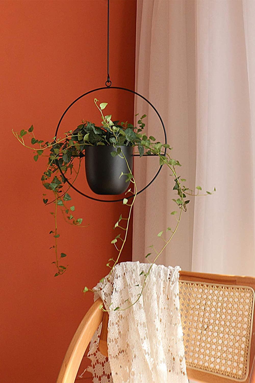 Hanging Planter Metalowy Halo