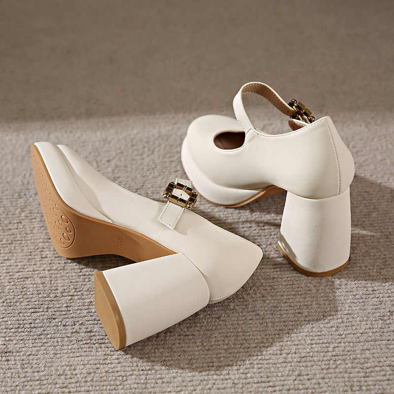 Monroe | Franske Mary Jane Heels