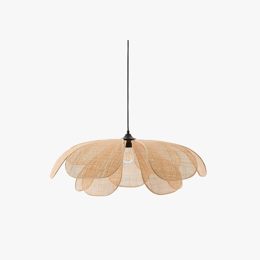 NaturelChic - Lampe suspendue en roseau pour la chambre