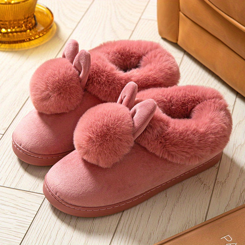 Fluffy Bunny Slippers