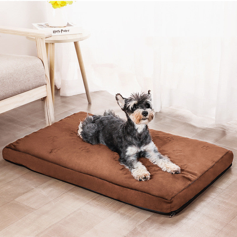 Paw Protect: Waterproof Memory Foam Pet Bed